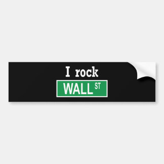 Autocollant De Voiture "J'adhésif pour pare-chocs bascule Wall Street"