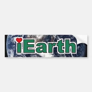 Autocollant De Voiture J'adore le bumper de la Terre