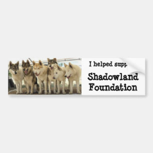 Autocollant De Voiture J'ai aidé la base de Shadowland de soutien