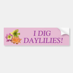 Autocollant De Voiture J'Ai Creg Daylili