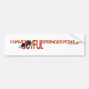 Autocollant De Voiture J'ai la puissance joyeuse de Springer