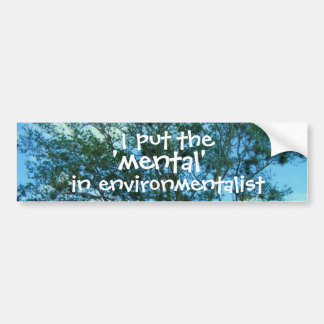 Autocollant De Voiture J'ai mis le "mental" dans l'autocollant
