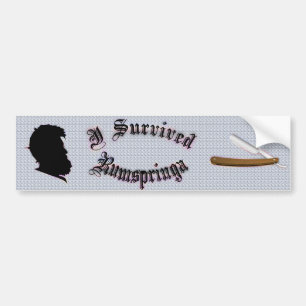 Autocollant De Voiture J'ai survécu à Rumspringa