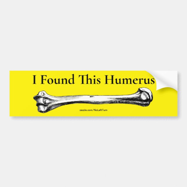 Autocollant De Voiture J'Ai Trouvé Ce Bumper Sticker (Devant)