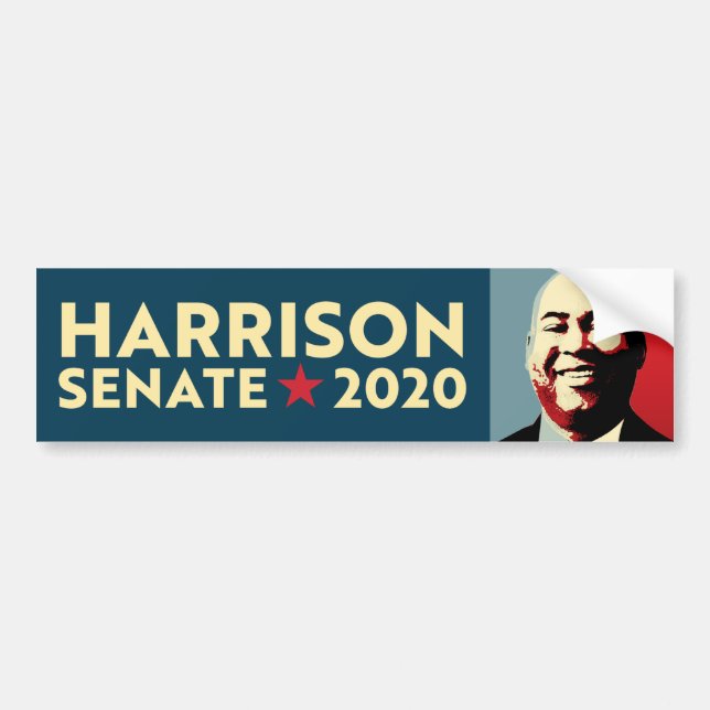 Autocollant De Voiture Jaime Harrison pour le Sénat 2020 (Devant)