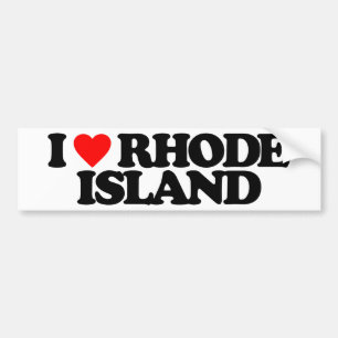 AUTOCOLLANT DE VOITURE J'AIME ÎLE DE RHODE