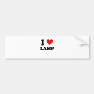 Autocollant De Voiture J'aime la lampe