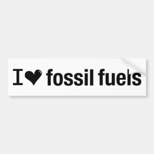 Autocollant De Voiture J'aime l'adhésif pour pare-chocs de combustibles