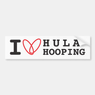 Autocollant De Voiture J'aime l'adhésif pour pare-chocs de Hooping de