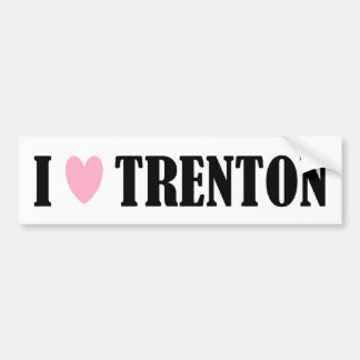 Autocollant De Voiture J'aime l'adhésif pour pare-chocs de Trenton