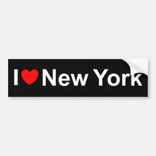 Autocollant De Voiture J'aime le coeur) New York