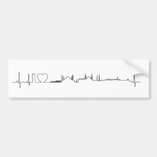 Autocollant De Voiture J'aime le souvenir d'Istanbul (style d'ecg)