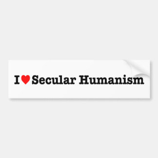 AUTOCOLLANT DE VOITURE "J'AIME L'HUMANISME LAÏQUE"