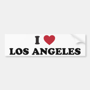 Autocollant De Voiture J'aime Los Angeles