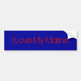 Autocollant De Voiture J'aime ma marine