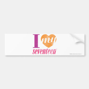 Autocollant De Voiture J'aime ma orange 17