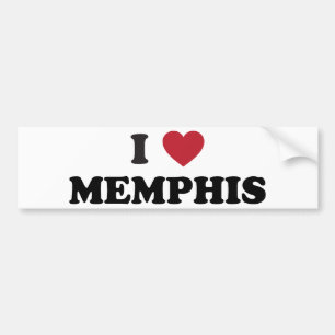 Autocollant De Voiture J'aime Memphis