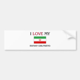 Autocollant De Voiture J'aime mon amie iranienne
