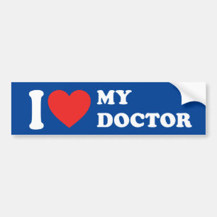 Autocollant De Voiture J'Aime Mon Docteur