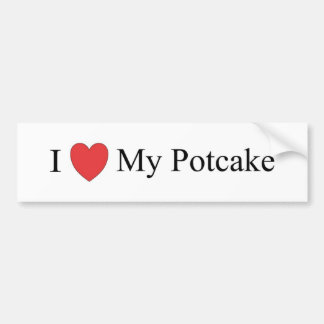 Autocollant De Voiture J'aime mon Potcake