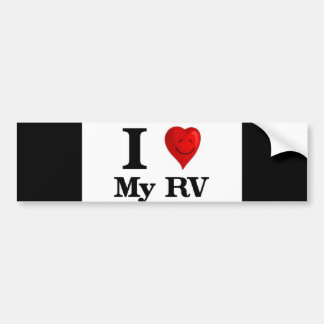 Autocollant De Voiture J'aime mon rv