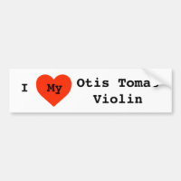 J'aime mon violon personnalisable de violon de