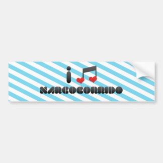 Autocollant De Voiture J'aime Narcocorrido