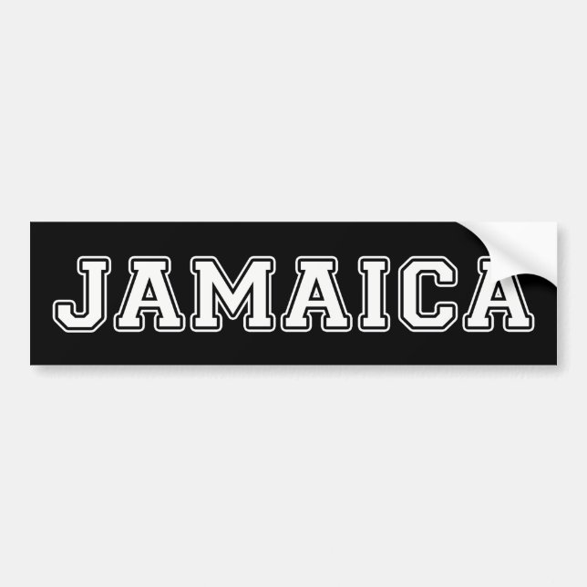 Autocollant De Voiture Jamaïque (Devant)