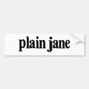 Autocollant De Voiture Jane simple