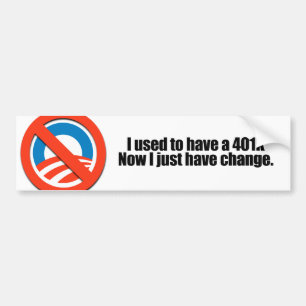 Autocollant De Voiture J'avais l'habitude d'avoir un 401K, maintenant