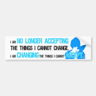 Autocollant De Voiture Je change l'adhésif pour pare-chocs de choses