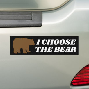 Autocollant De Voiture Je Choisis Le Féminisme Ours 4B Féministe
