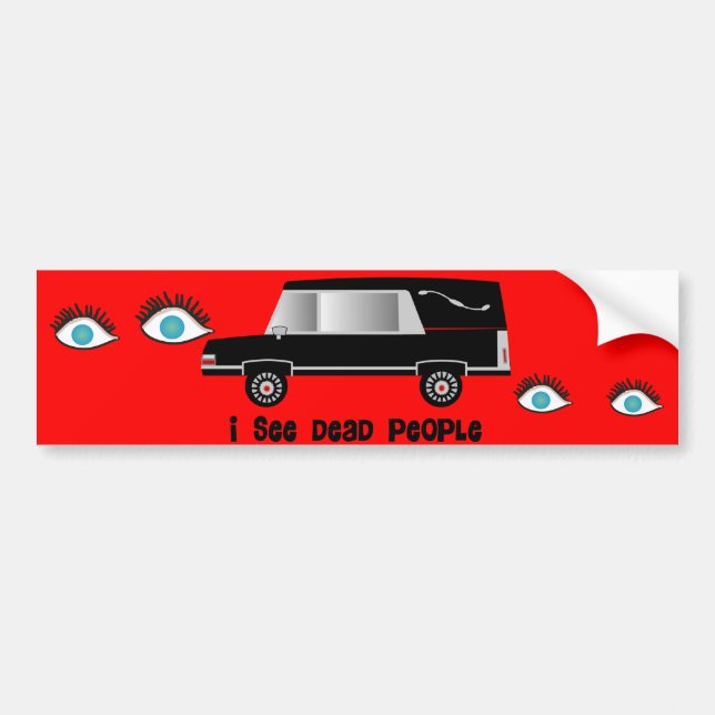 Autocollant De Voiture "Je des cadeaux de directeur des pompes funèbres (Devant)