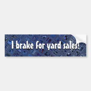 Autocollant De Voiture Je freine en ventes de bric-à-brac