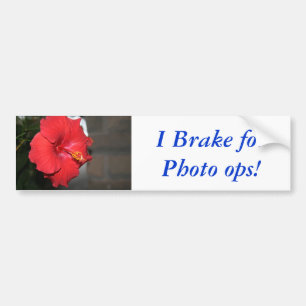 Autocollant De Voiture Je freine pour des ops de photo !