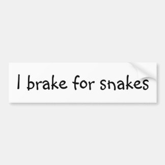 Autocollant De Voiture Je freine pour des serpents