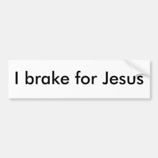 Autocollant De Voiture Je freine pour Jésus