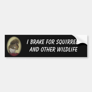 Autocollant De Voiture Je freine pour l'adhésif pour pare-chocs
