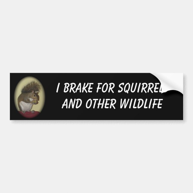 Autocollant De Voiture Je freine pour l'adhésif pour pare-chocs (Devant)