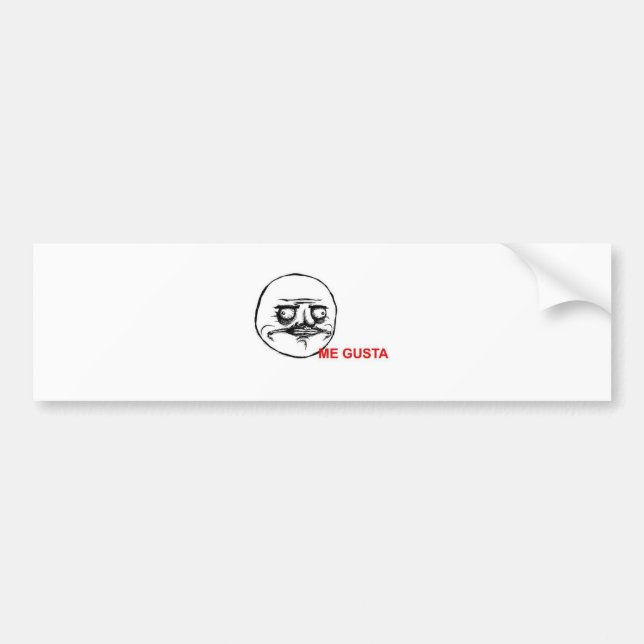 Autocollant De Voiture Je Gusta (Devant)
