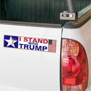 Autocollant De Voiture Je Me Trouve Avec TRUMP