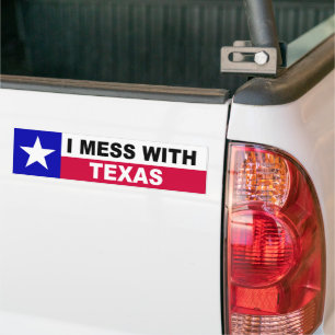AUTOCOLLANT DE VOITURE JE MÉDIE AVEC LE TEXTE