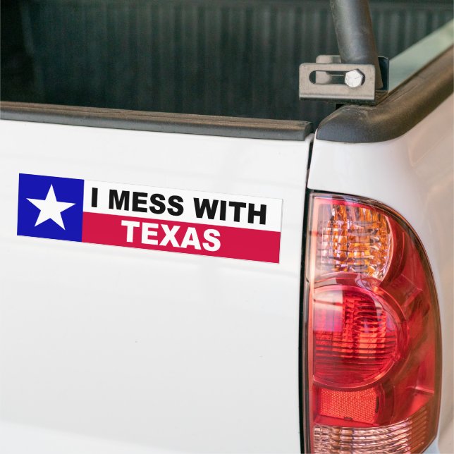 AUTOCOLLANT DE VOITURE JE MÉDIE AVEC LE TEXTE (Sur camion)
