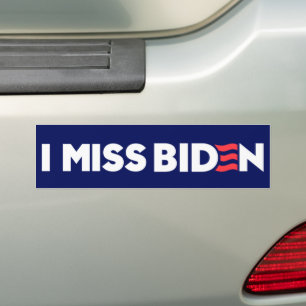 Autocollant De Voiture Je Mlle Biden Anti-Trump