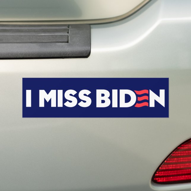 Autocollant De Voiture Je Mlle Biden Anti-Trump (En voiture)