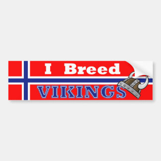 Autocollant De Voiture Je multiplie l'adhésif pour pare-chocs de Vikings