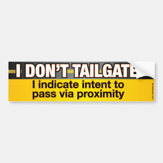 Autocollant De Voiture Je ne prends pas le drôle Bumpersticker