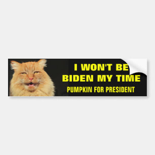 Autocollant De Voiture Je ne serai pas Biden mon temps