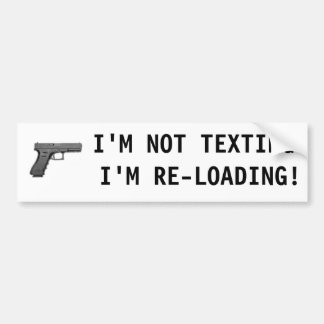 Autocollant De Voiture Je ne suis pas SERVICE DE MINI-MESSAGES que je