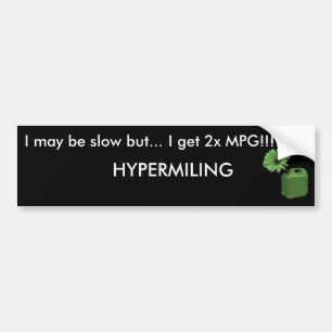 Autocollant De Voiture Je peux être lent mais…,